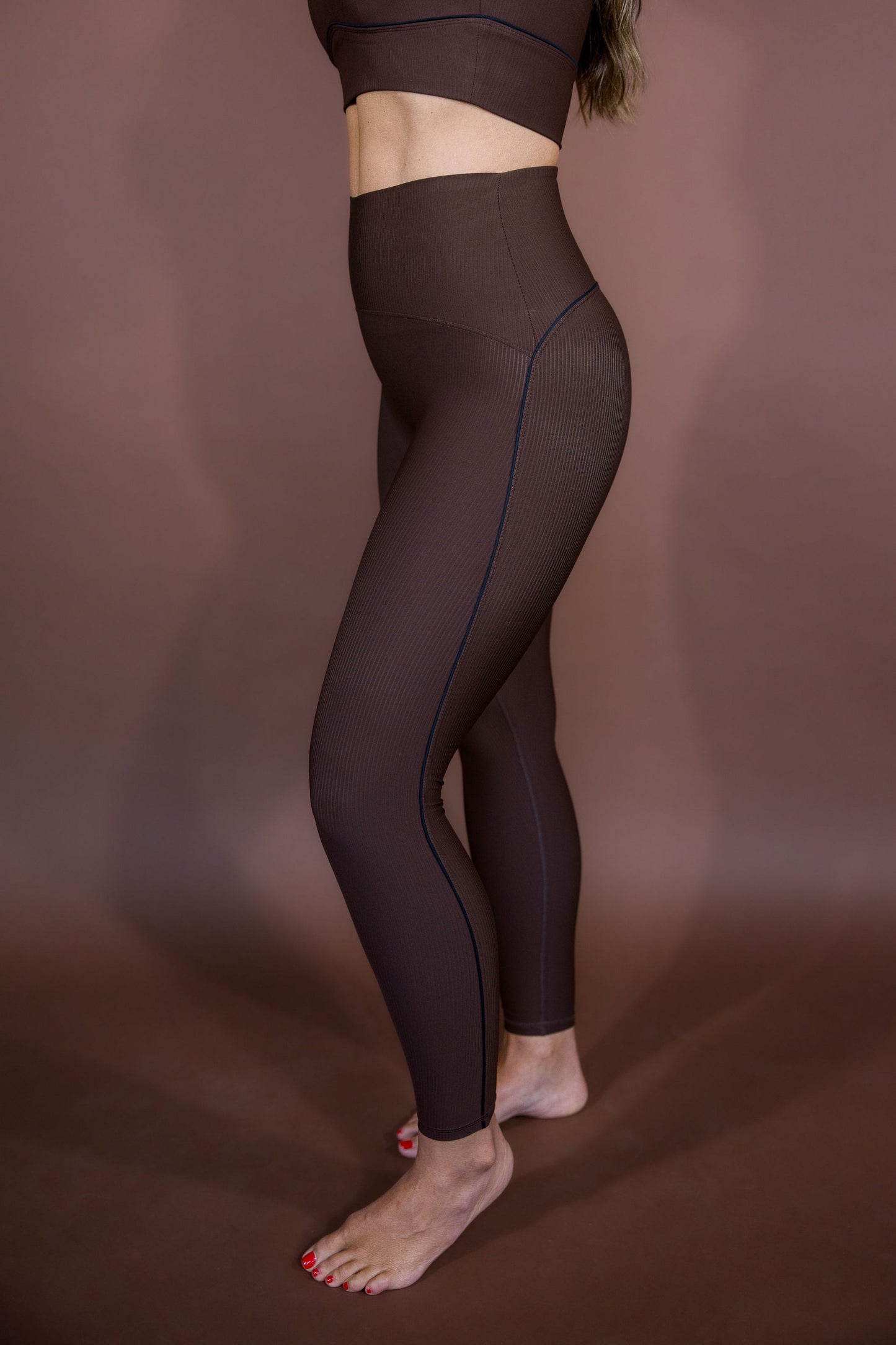 Power Piped Ribbed Legging