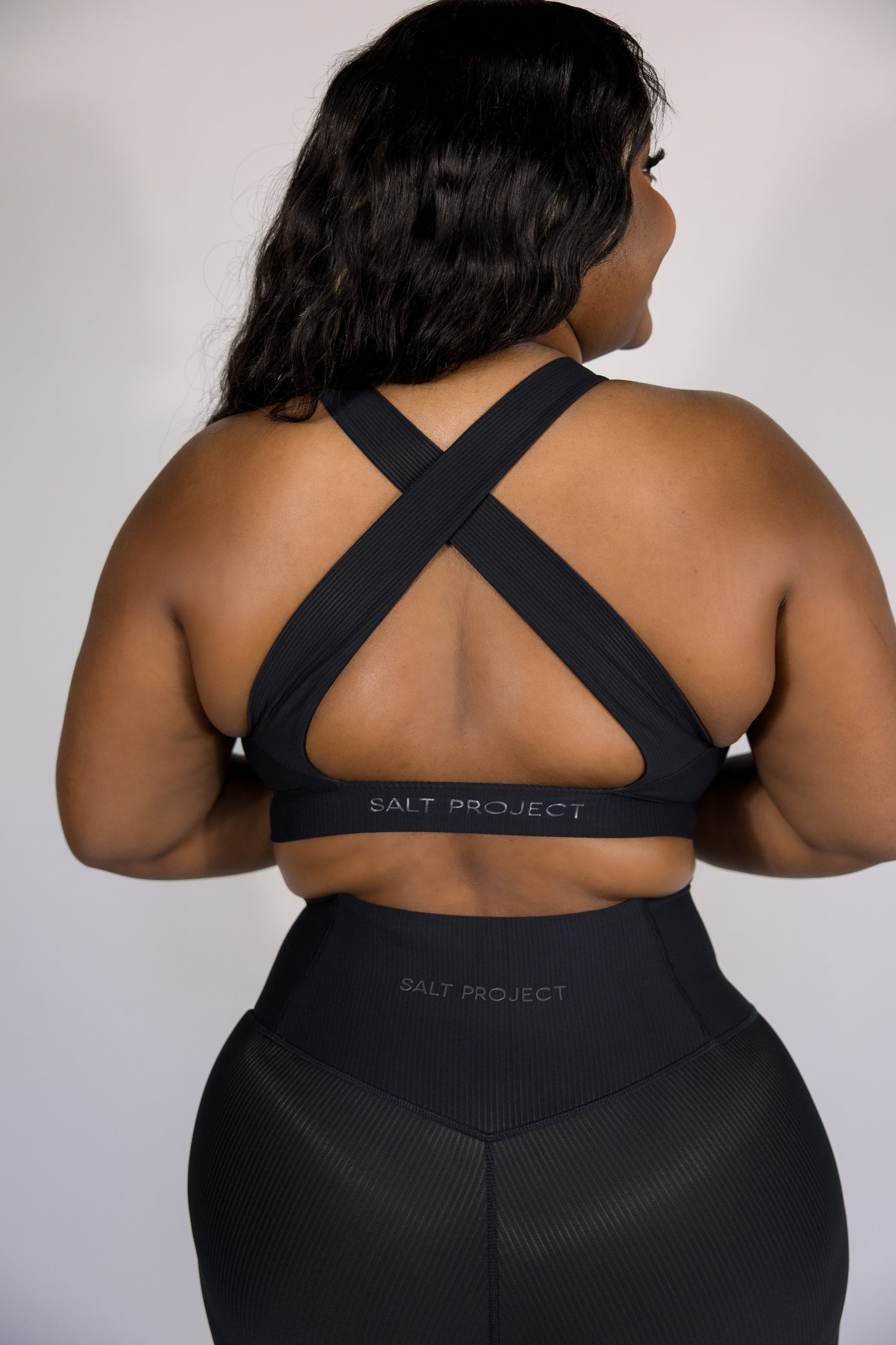 Ribbed Energy Cross Back Bra