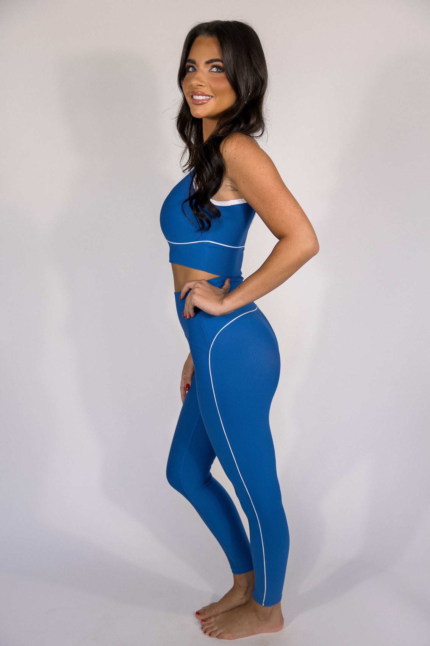 Power Piped Ribbed Legging
