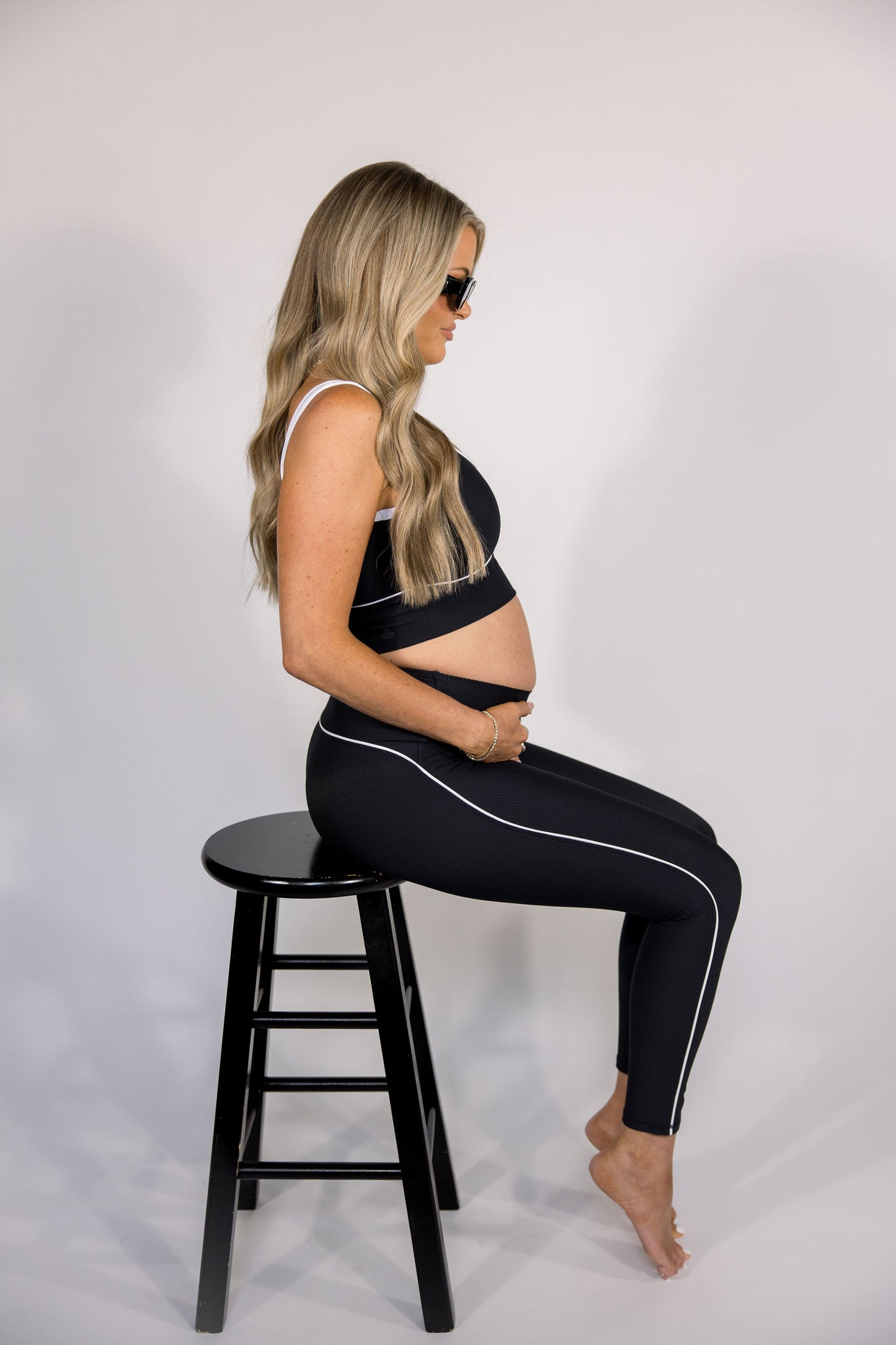Power Piped Ribbed Legging