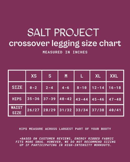 Ribbed Energy Crossover Legging