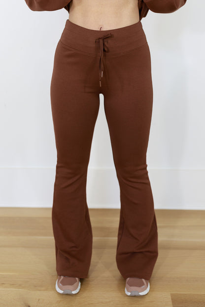 Luxe Lounge Fitted Flare Pant