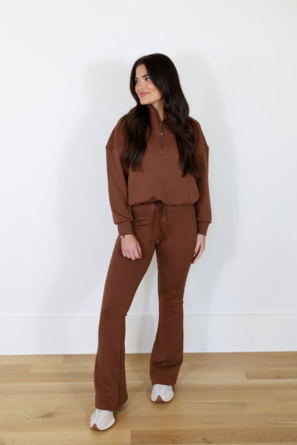 Luxe Lounge Fitted Flare Pant