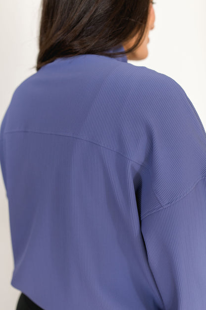 Ribbed Here to Stay Half Zip Pullover