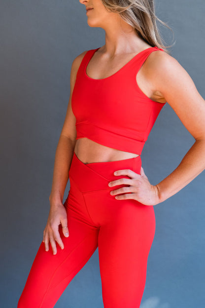 Sculpt CrossOver Crop Top