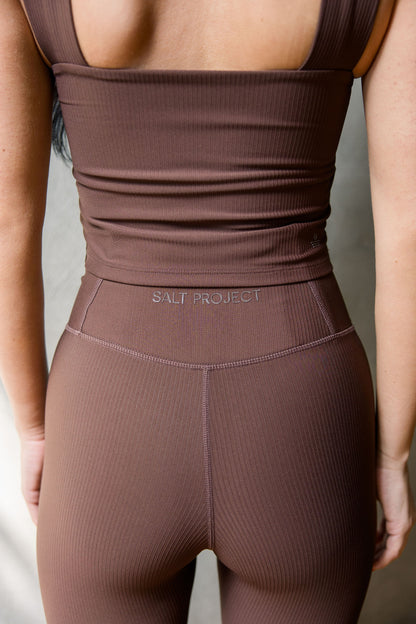 Ribbed Energy Crossover Legging