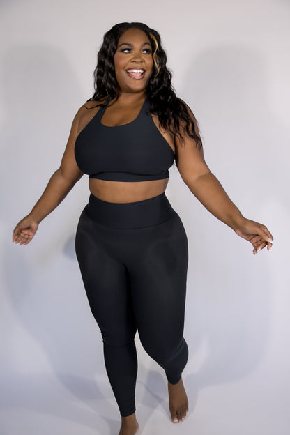 Ribbed Energy Cross Back Bra