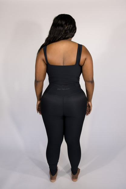 Ribbed Energy Crossover Legging