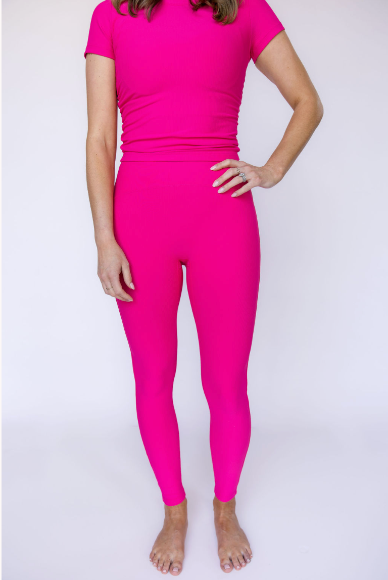 Ribbed Power Legging