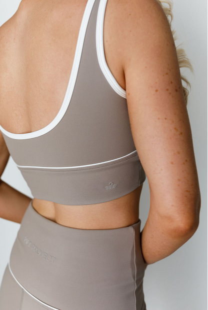 Brushed Power Piped Bra