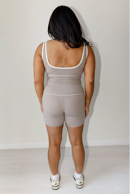 Brushed Power Piped Bra
