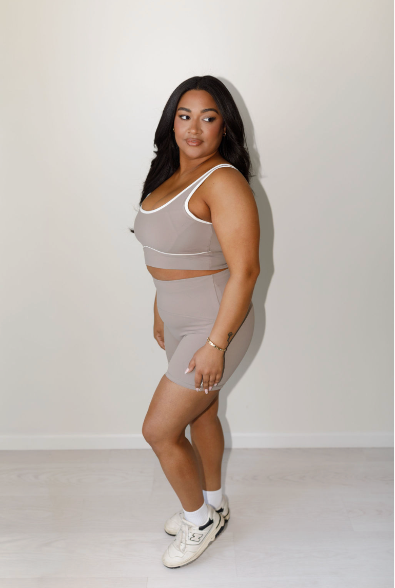 Brushed Power Piped Bra