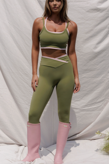 Aire Over Under Crossover Leggings