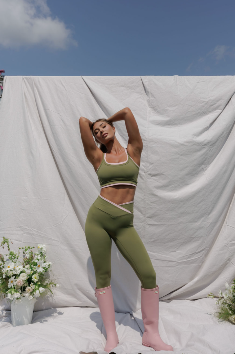 Aire Over Under Crossover Leggings