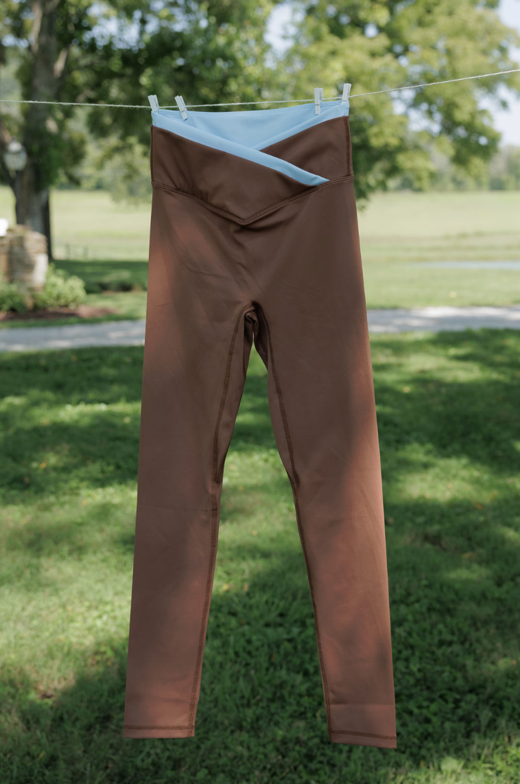 Aire Over Under Crossover Leggings