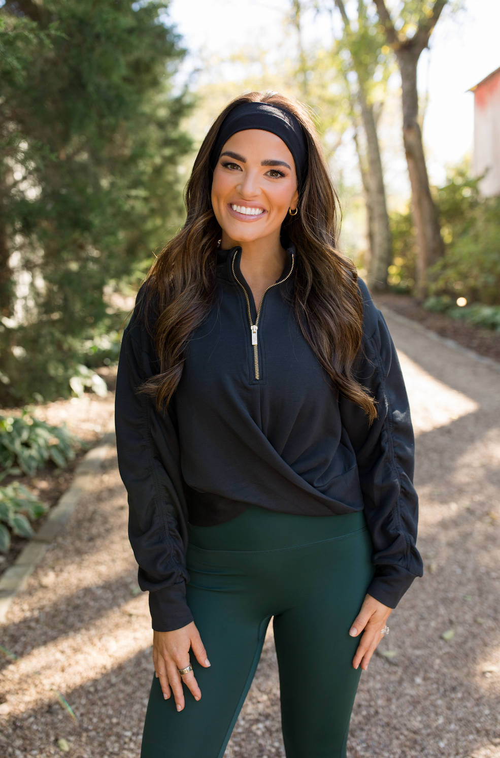 CloudLuxe Twist Quarter Zip Pullover