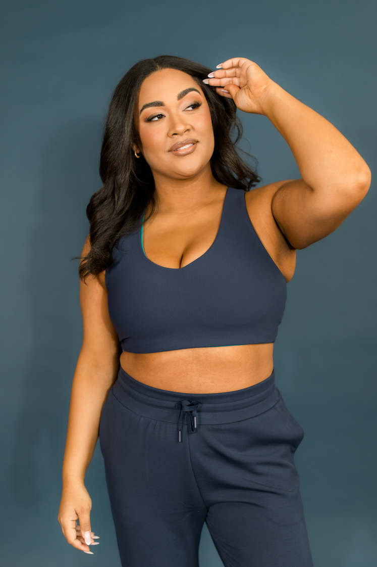 Refine Ribbed Reversible Bra Top