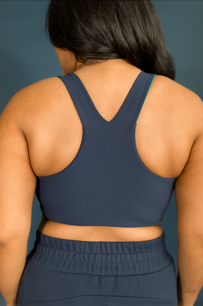 Refine Ribbed Reversible Bra Top