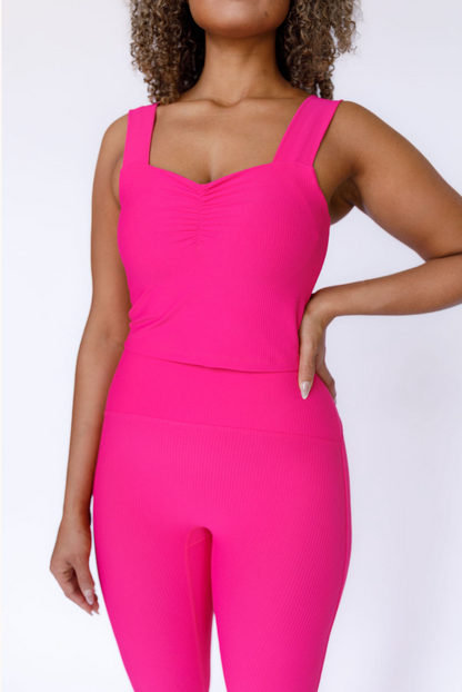 Ribbed Sweetheart Tank