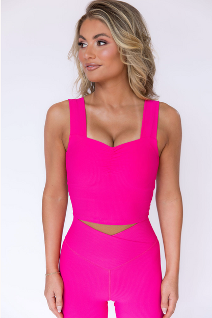 Ribbed Sweetheart Tank