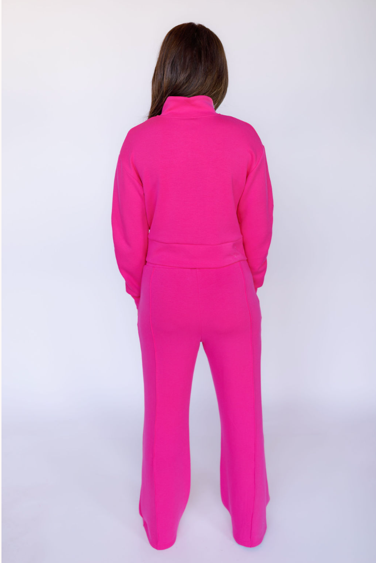 CloudLuxe Twist Quarter Zip Pullover