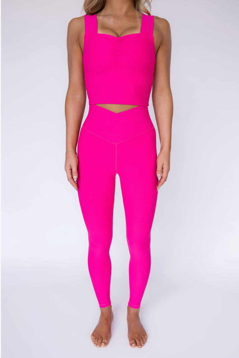 Ribbed Energy Crossover Legging