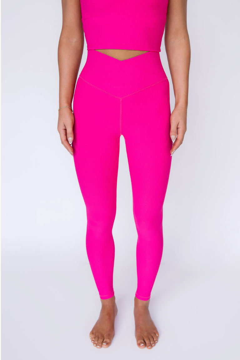 Ribbed Energy Crossover Legging