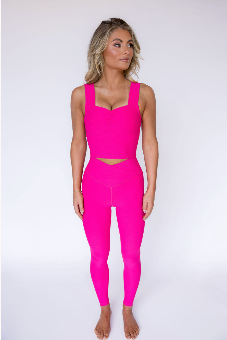 Ribbed Energy Crossover Legging