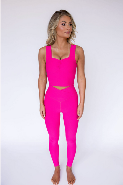 Ribbed Energy Crossover Legging