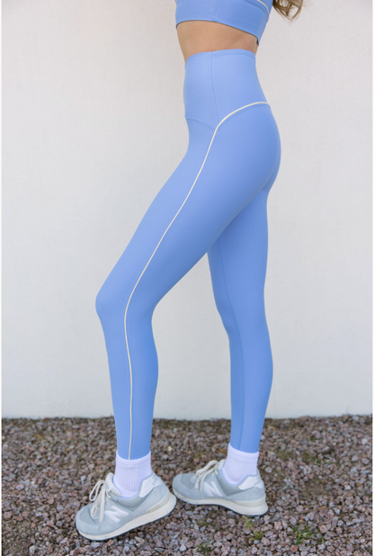 Power Piped Ribbed Legging