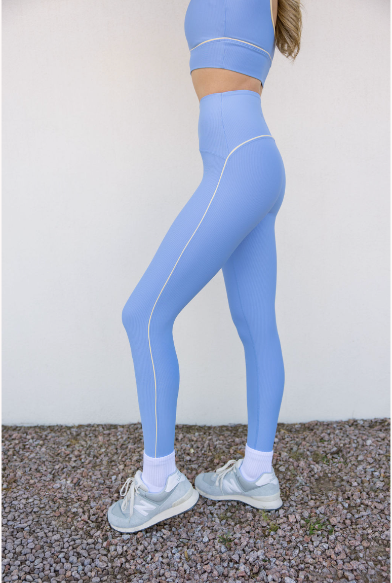 Power Piped Ribbed Legging