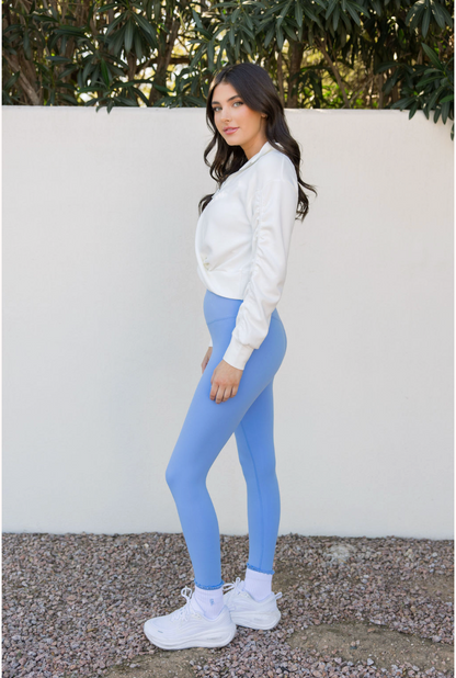 CloudLuxe Twist Quarter Zip Pullover