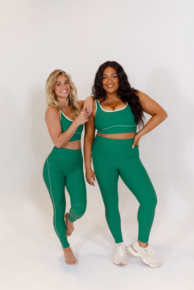 Power Piped Ribbed Legging