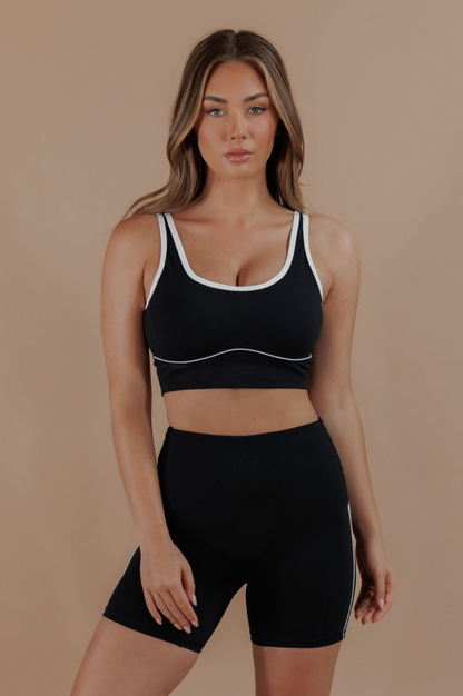 Brushed Power Piped Bra
