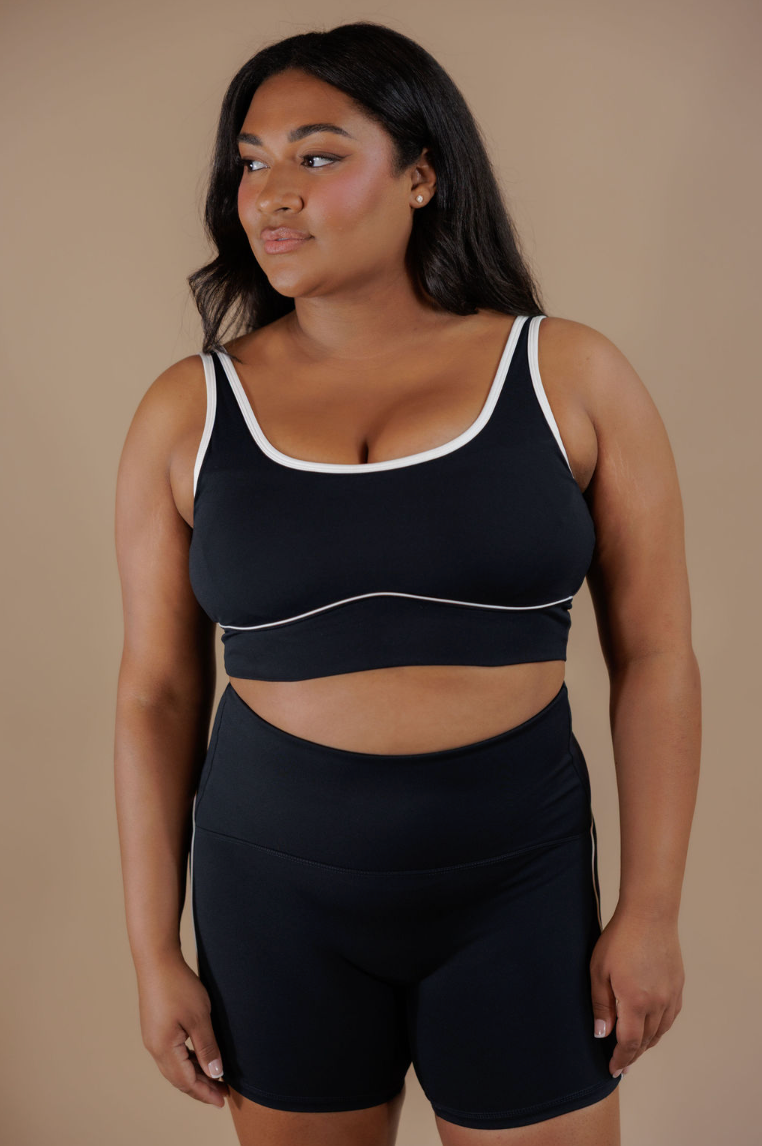 Brushed Power Piped Bra